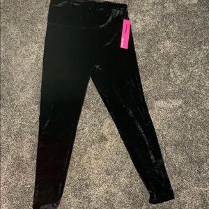 Velvet leggings